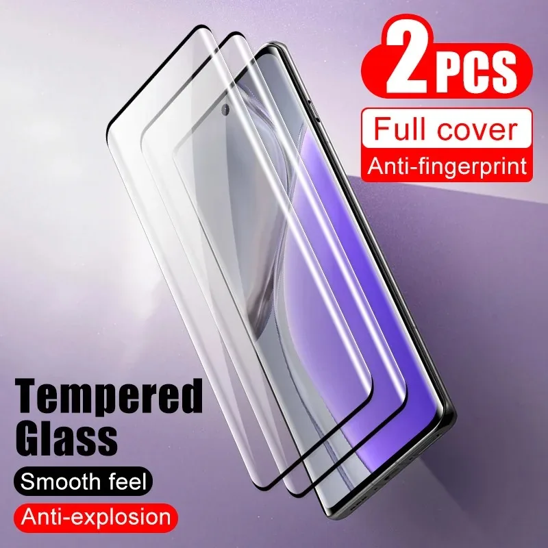 Oppo Reno 12 - 2Pcs Full Cover Tempered Glass Protective
