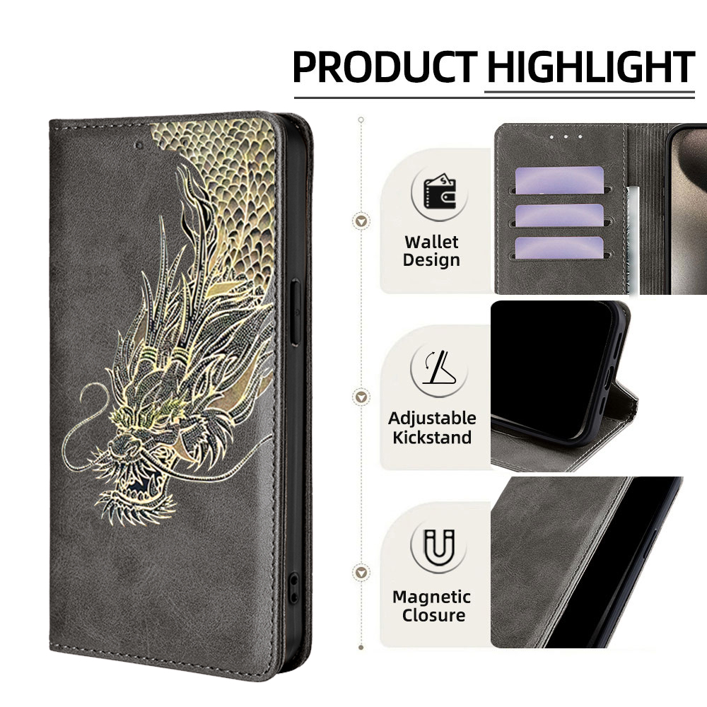 Magnetic Flip Card Stand Leath - Realme C67 评论和价格