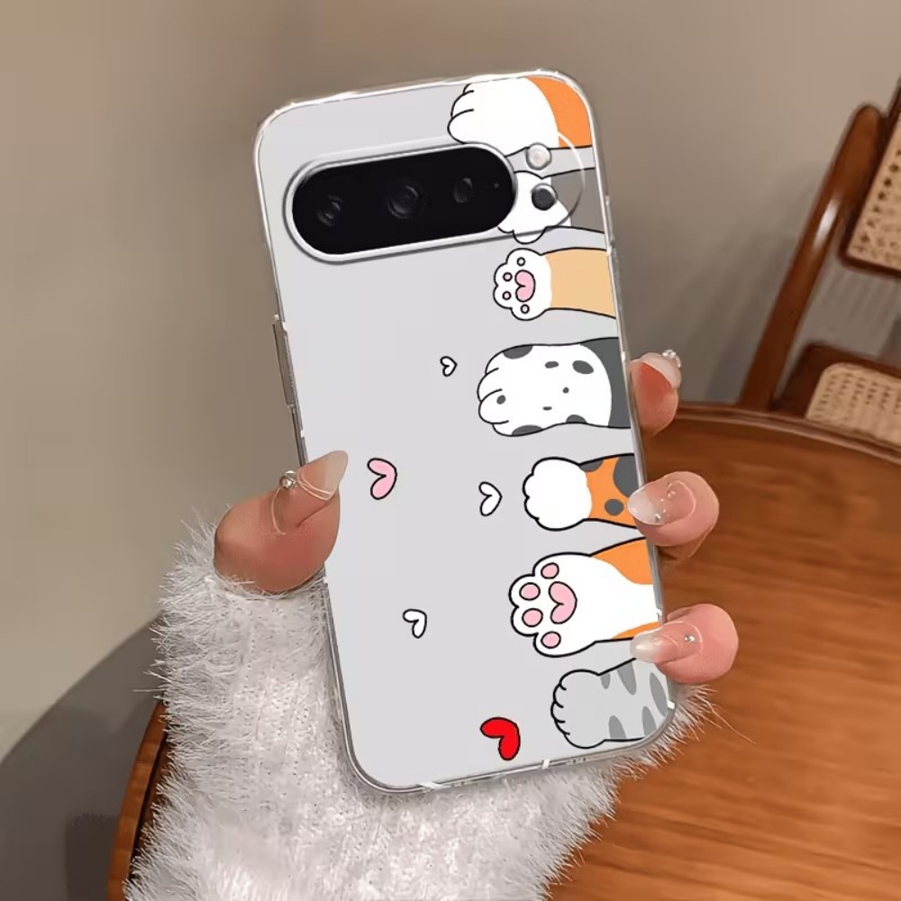 Cartoon Cat Paw Print Crystal  - Google Pixel 9 Pro 评论和价格