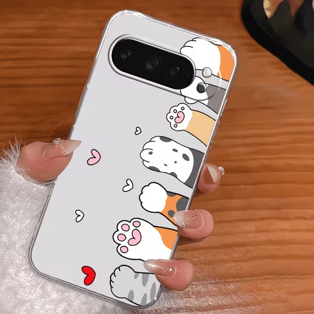 Cartoon Cat Paw Print Crystal  - Google Pixel 9 Pro 评论和价格
