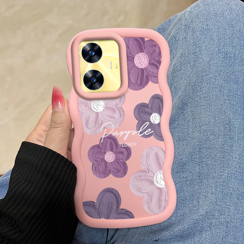 Realme C55 Pink and purple flo - Realme Note 50 评论和价格