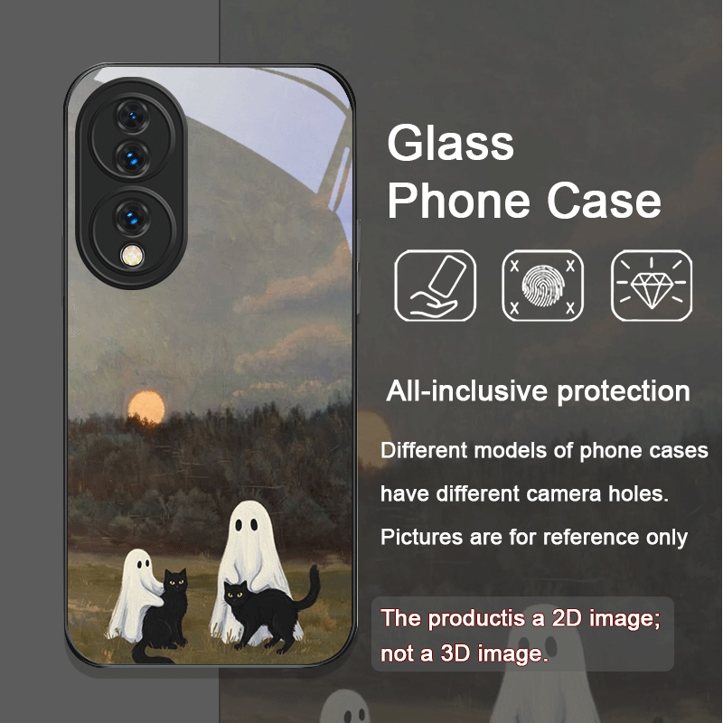 Cute Cartoon Black Cat Ghost P - Huawei Nova 12 评论和价格