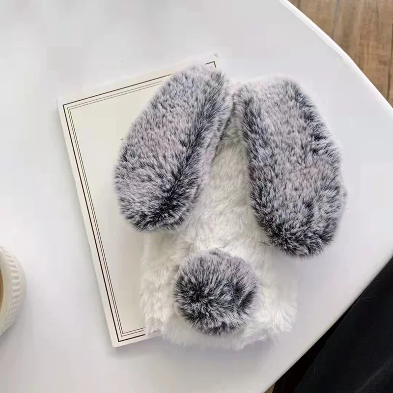 Plush Fur Rabbit Case For Real - Realme Note 50 评论和价格