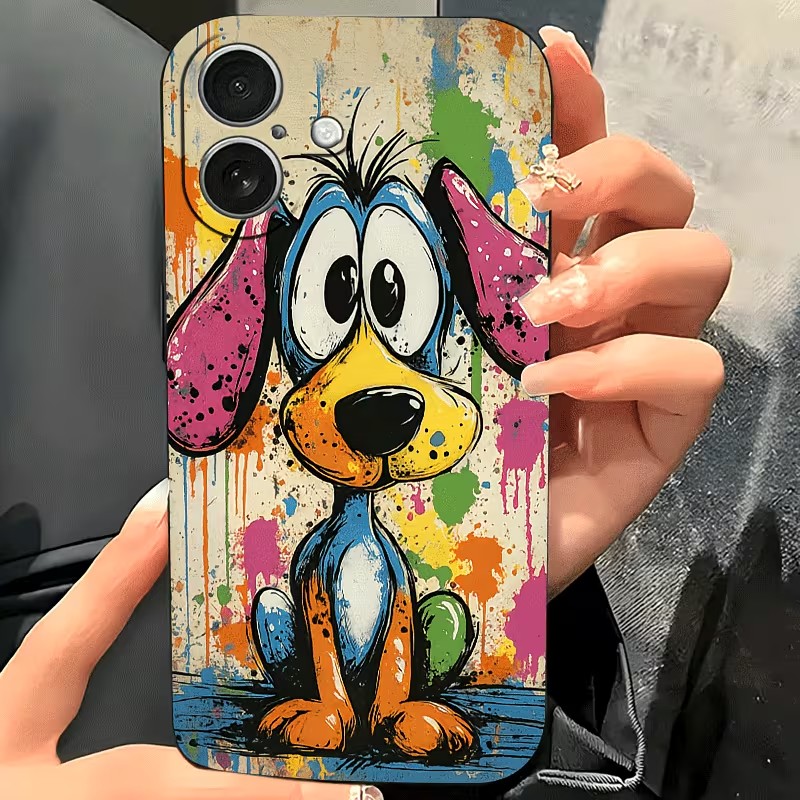 Graffiti Colored Puppy TPU Pho - Apple Iphone 16 评论和价格