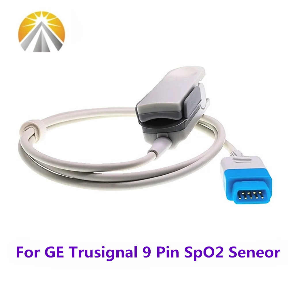SPO2 Sensor 9 Pin For GE Datex - Breath Rate Monitor 评论和价格