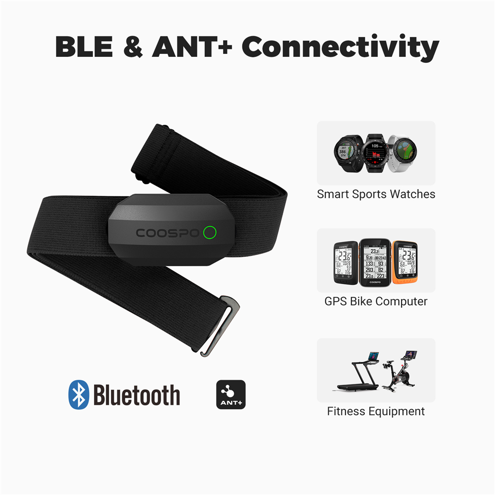 COOSPO H808S Heart Rate Sensor - Breath Rate Monitor 评论和价格