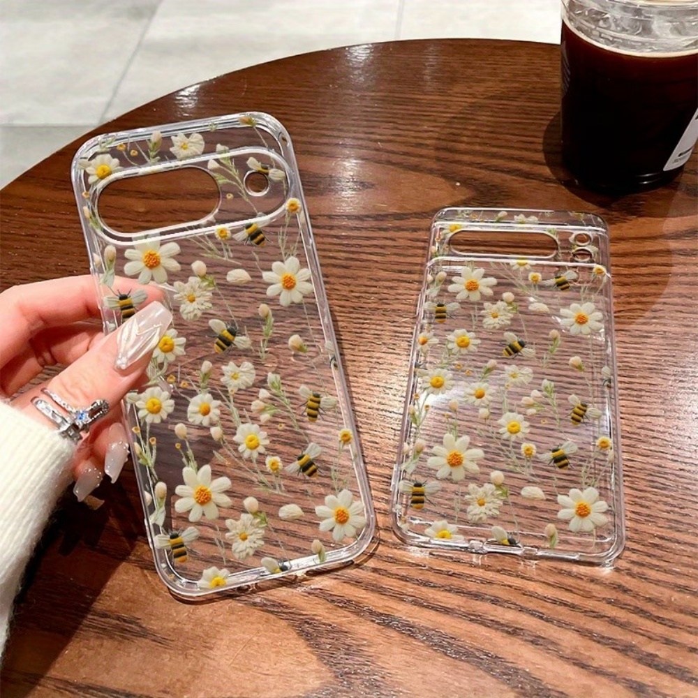 Cute Honeybee Flower Pattern S - Google Pixel 8A 评论和价格