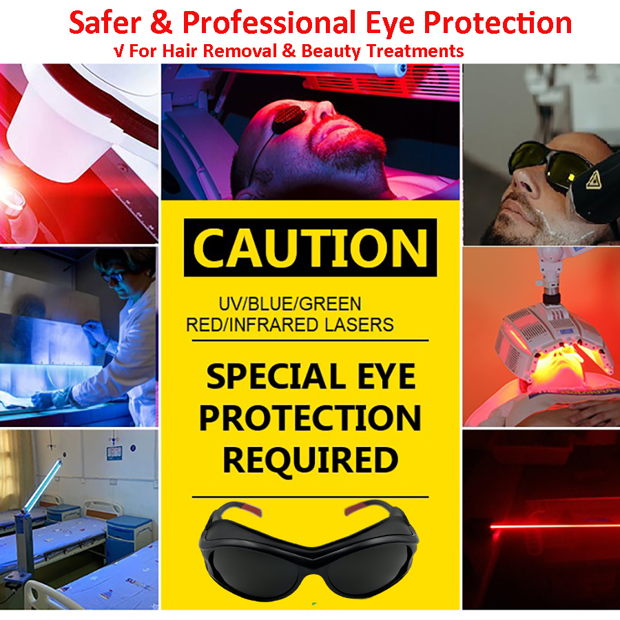 IPL Laser Hair Removal Glasses - Light Therapy Glasses 评论和价格