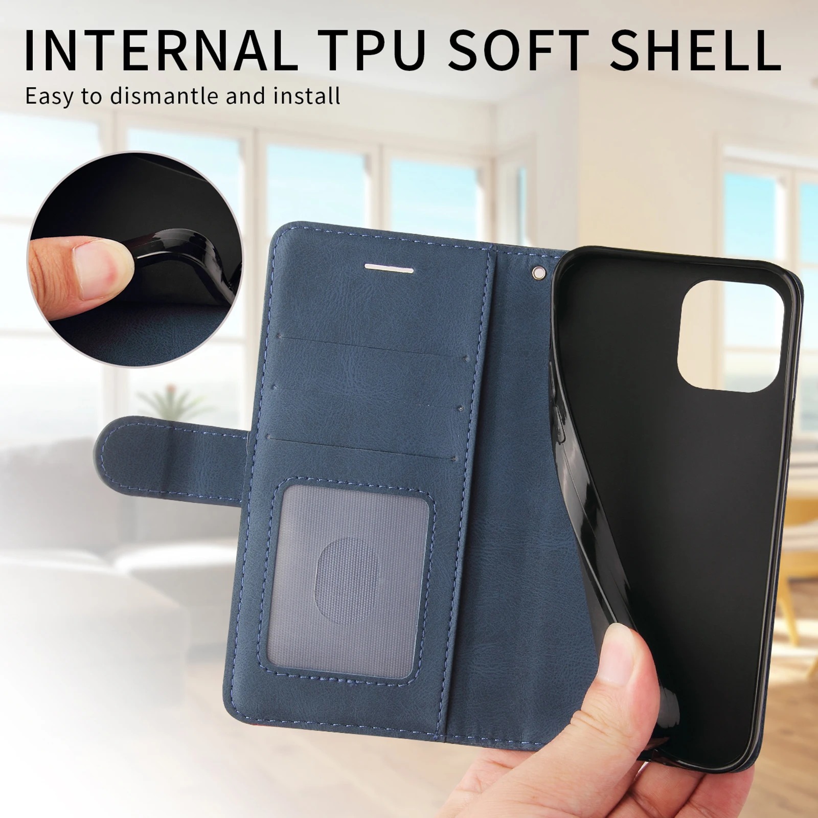 Leather Wallet Flip Case for O - Oppo Find X8 评论和价格